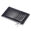 Leather Slim Card Holder, Tiny Small Credit Card Wallet ID