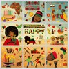 Dorgua 9 Sheets Kwanzaa Window Clings, Kwanzaa Window Stickers, Kwanzaa