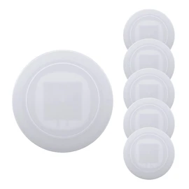 Manufacturers' Select ITC Radiance RV, Marine12V LED Overhead Ceiling Puck Lights, Recess Screw Mount for RV Camper Trailer Motorhome Interior Dome Lighting 4.5" Warm White (4.5" Screw Mount - 6pk)