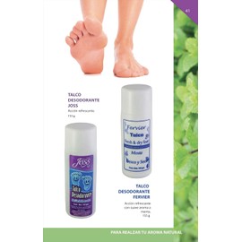 Talco Fresh and Dry Foot Desodorante para Pies JOSS Fervier 155grs.