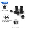 MOKIDO Pack of 90 Spacers Plastic Black, Spacer Sleeves M6