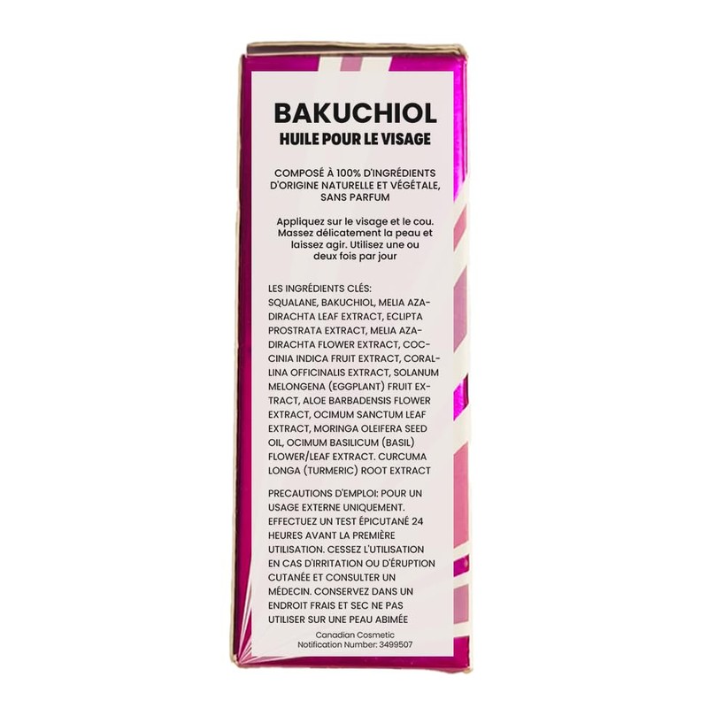 Handmade Heroes 2% Bakuchiol Oil Lifting and Firming Oil for