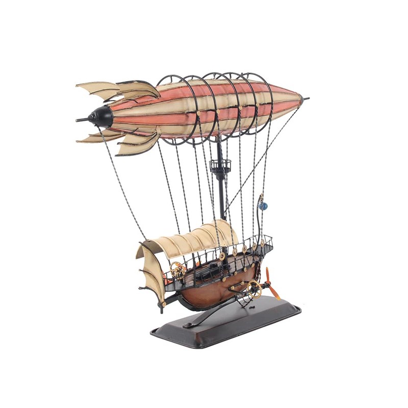 Old Modern Handicrafts Steampunk Airship Model Ceiling Décor, One Size,
