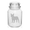 26 oz Glass Candy Jar Gift French Bulldog