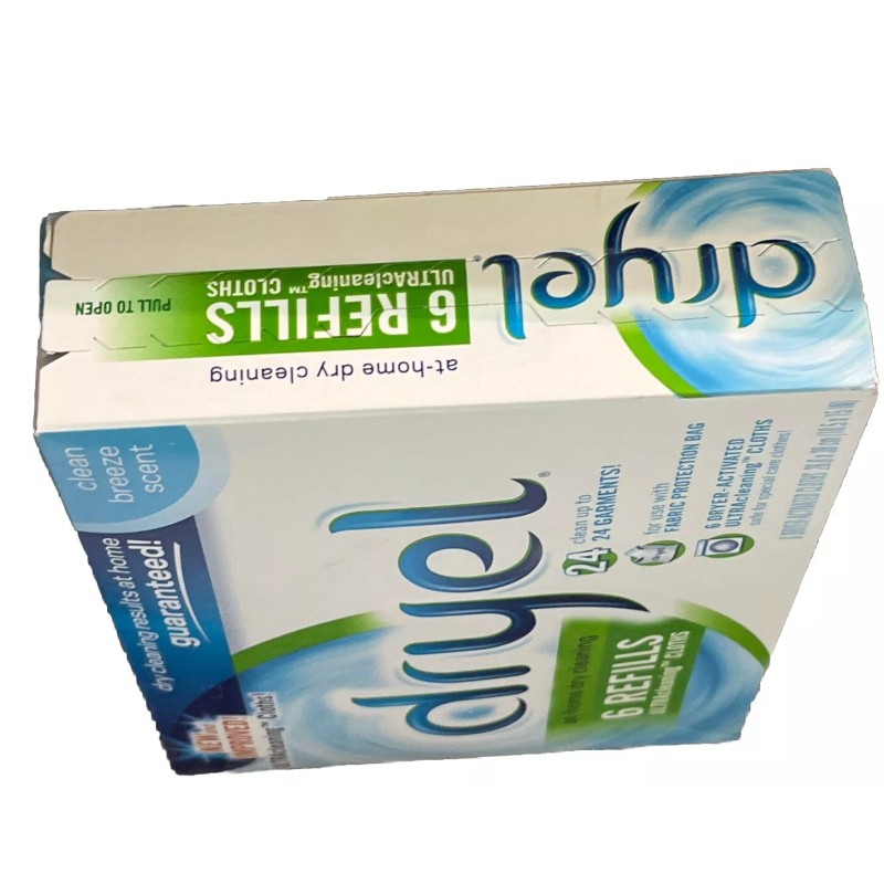 Dryel 1-DRYEL At Home Dry Cleaning Cloth Refill ULTRAcleaning Discontinued