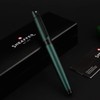 Sheaffer 300 Matte Green Pen with Contrasting Black PVD Trims