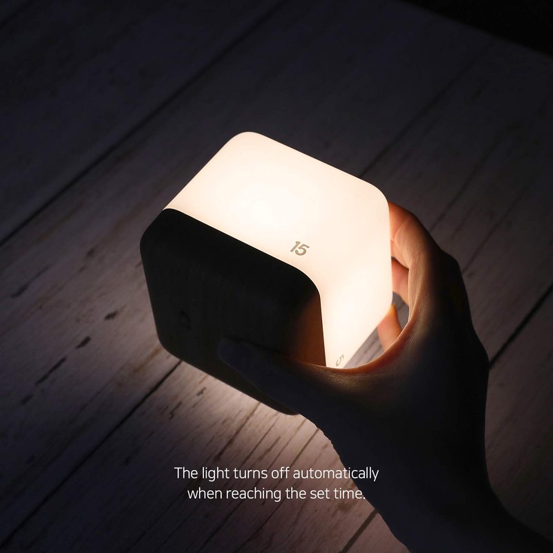 Mooas Rechargeable LED Nightlight with 5, 15, 30 & 60