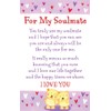 Heartwarmers For My Soulmate Keepsake Card & Envelope 3.5" x