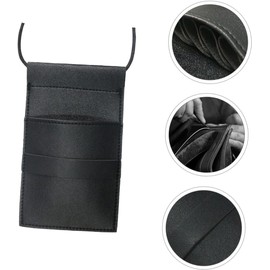 YaoooosF Scissor Set Bag, Hairdresser, Barber, Scissor Case, Scissor Bag, Stylish, Functional, Portable, Lightweight, For Barbers, Hairdresser, Office, Black, Bag, Belt Included, Shoulder Bag, Black