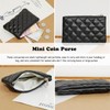 Mini Wallet Bag Pack of 6 PU Leather Portable Zip