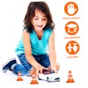 Warmhm 14 x Roadblock Sand Table Model Mini Warning Cones