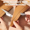 2 Pieces Pattern Notcher Stainless Steel Pattern Notcher Paper Notcher