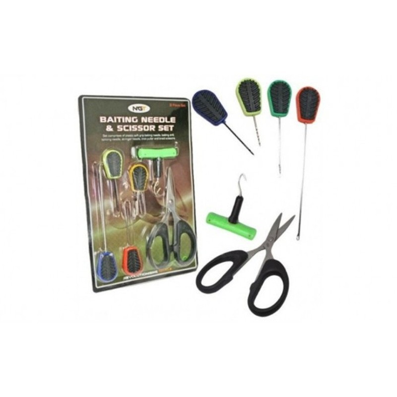 NGT Plastic Baiting Set On Blister (6 Piece) - Green,