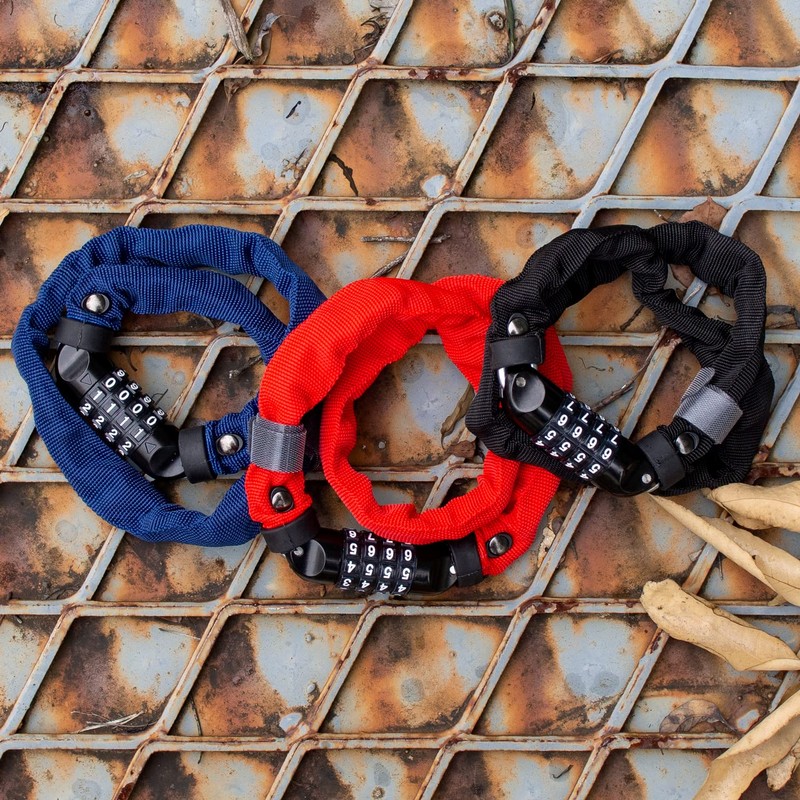 kuhaku 30367 Mitsukan (Mikan) Dial Type Bicycle Chain Lock, 4