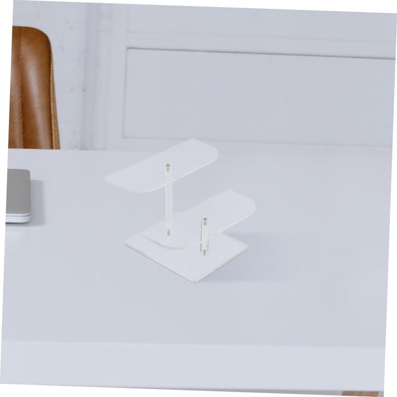 Levemolo Acrylic Sunglasses Showcase Stand Multi-Layer Figurine Display Holder Stair-Type