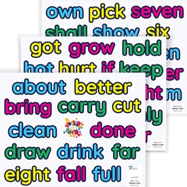 StikArt 41 Dolch Sight Words Wall Decals (Third Grade List)