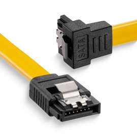 sonero® SATA III 6Gb/s Daten-Kabel, 0,30m, gewinkelt, gelb