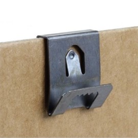 Taskar Clip Over Sawtooth Frame Hanger 2-3mm Board (100 Pack) Picture Hanging