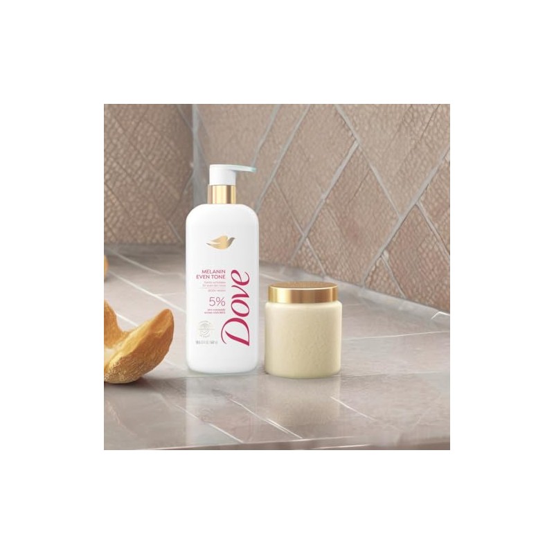 Dove Exfoliating Body Wash Melanin Even Tone promueve un tono
