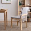 BELOTREE Plastic Chair Covers for Dining Room, Waterproof PVC Clear