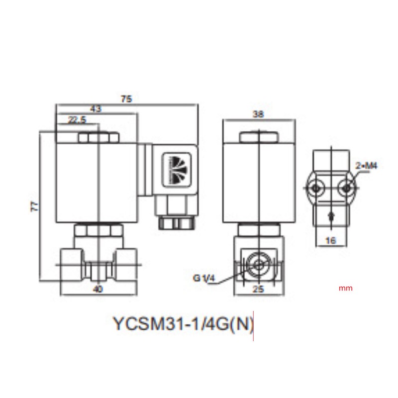 Solenoid Valve Small Power Moisture Proof Electromagnetic Valve for Industrial