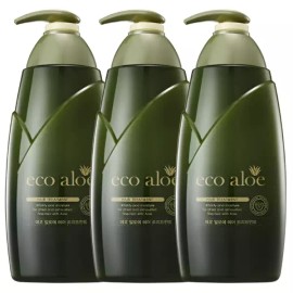 Rojehwa 로제 에코 알로에 헤어트리트먼트 헤어팩 760ml 3개 Rose Eco Aloe Hair Treatment Hair Pack 760ml 3pcs