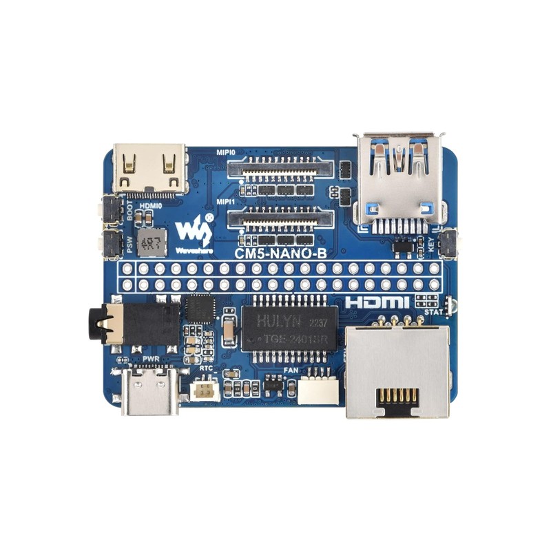 Nano Base Board for Raspberry Pi Compute Module 5 Lite/eMMC