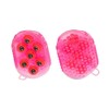 Magnet-Massage-Striegel, rosa
