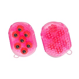 Magnet-Massage-Striegel, rosa