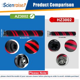 Scienraise Soft Roller Brush Replacement for Shark Stratos DuoClean AZ3000 AZ3002 Rotator Pet Pro LA555 LA700 LA702 Pet Performance Plus UV900 Part 1539FC3000(Not Fit HZ3002)