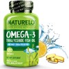 NATURELO NATURELO Burpless Omega 3 Fish Oil Supplement - 1100mg