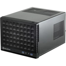 SilverStone Technology Ultra Compact Mini-ITX Computer Case with Mesh FrontPanel