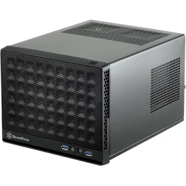 SilverStone Technology Ultra Compact Mini-ITX Computer Case with Mesh FrontPanel