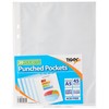 Tiger A5 strong transparent poly punched pockets x 20 sleeves/wallets