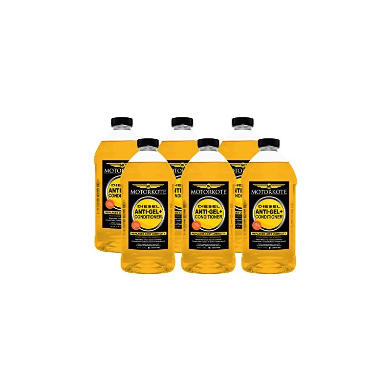 Motorkote MK-50101-06-6PK Diesel Anti-Gel and Conditioner, 64-Ounce, 6-Pack