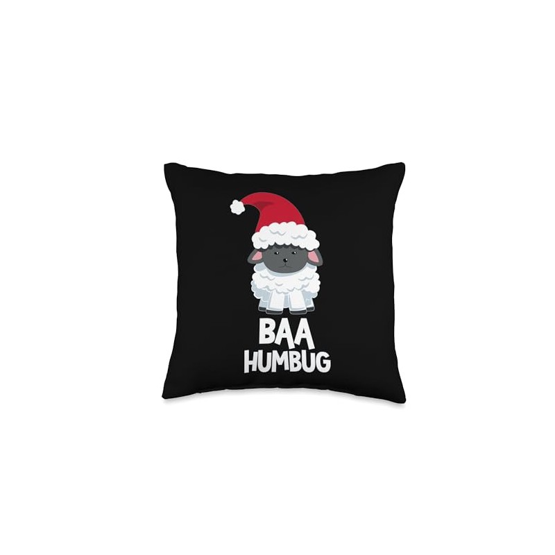 Funny Holiday Critters Bah Baa Humbug Grumpy Sheep Funny Christmas