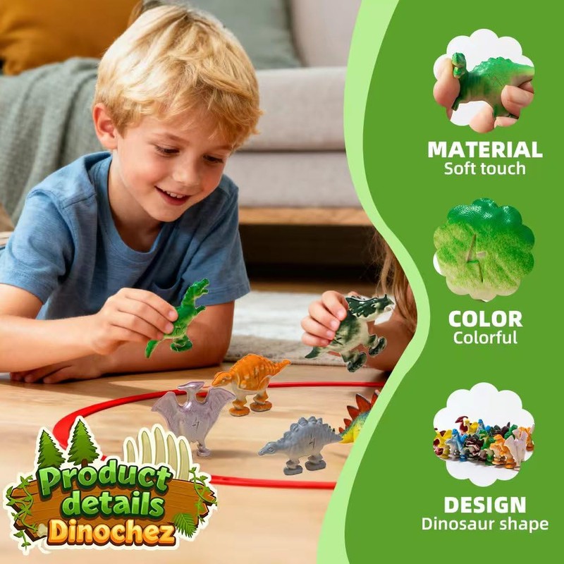 Dinochez Dinosaur Magnetic Chess Game Set 2025, 20 Pcs Dinosaur