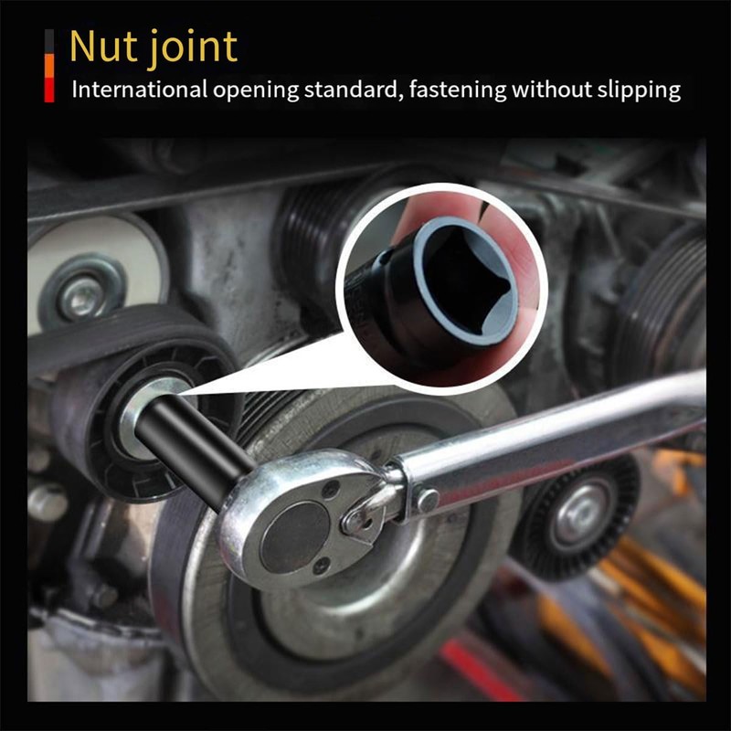 AIMALL 17mm Lengthened Thin-Walled Socket for Electric Wrench – 1/2"