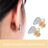 6PCS Earring Lifters Backs, Earring Backs for Droopy Ears Adjustable