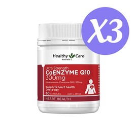 Healthy Care Healthy Care High-Concentration CoQ10 300mg 60 Tablets x 3 / 헬씨케어 헬시케어 고함량 코큐텐 CoQ10 300mg 60정X3개