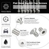 PATIKIL #10-32 x 5/16 Inch Flat Head Socket Cap Screws,