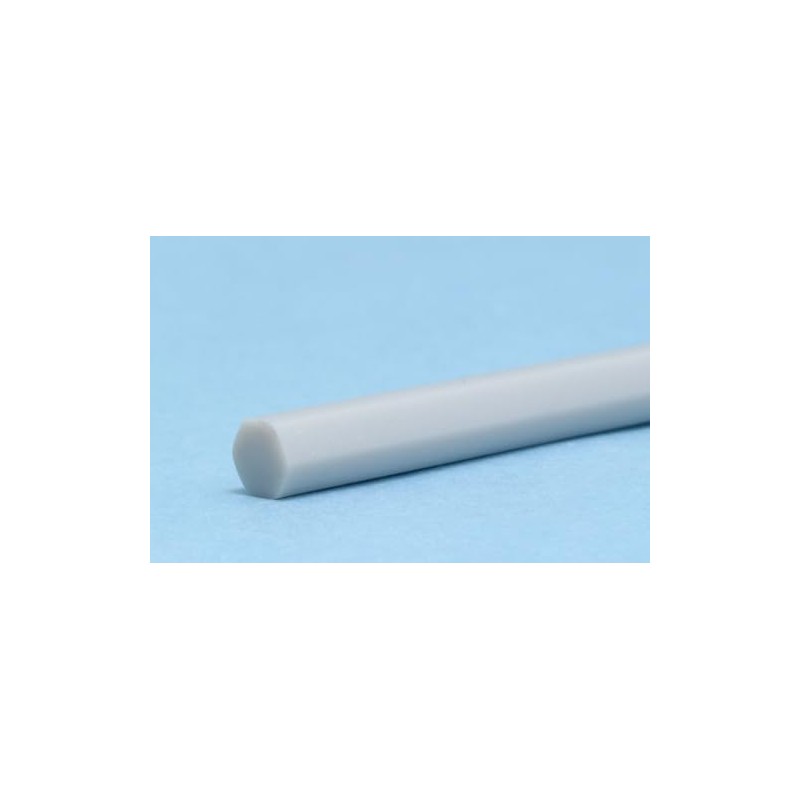 Wave Material Series Plastic Material Hexagonal Bar 0.12 inch (3.0