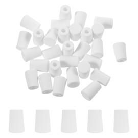 30PCS Kitchen Sink Rack Feet, Replacement Rubber Feet Fit Various Sink Grid Fit Kohler, Rubber Bumpers Kitchen Replacement Accessories for Home Grid Grill (White)