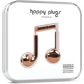 Happy Plugs Earbud Plus Headphone - Rose Gold