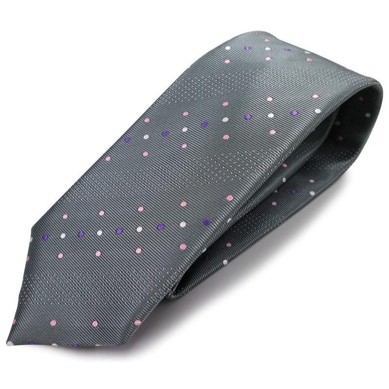 MICHIKO LONDON Brand Necktie, Made in Japan, Nishijin Textile, 100%