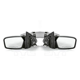 For Ford Fusion 2006 07 08 09 2010 Door Mirror Driver and Passenger Side | Pair | Power | Non-Heated | Textured Black | Replacement For 6E5Z 17D743AA, 6E5Z 17682 A | FO1320325, FO1321325