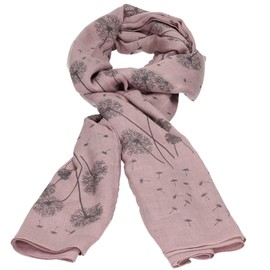 SwankySwans Dandelion Pink Celebrity Designer Scarf Womens Scarf Shawl Wrap Ladies Long Scarf