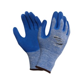 GLOVES,NYLON/NTRL CTD,LG