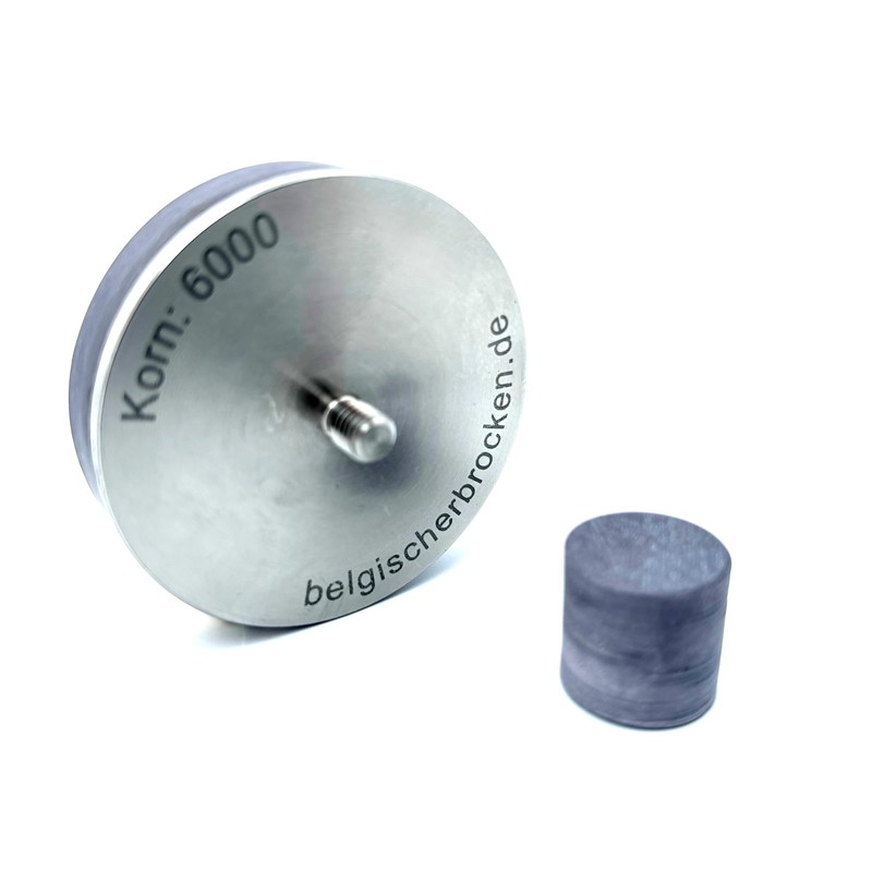 Belgischer Brocken Natural Grinding Disc 6000 Grain Diameter 54.5 mm