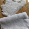 Real Rabbit Fur Rabbit Pelt with Sewing Quality Leather As